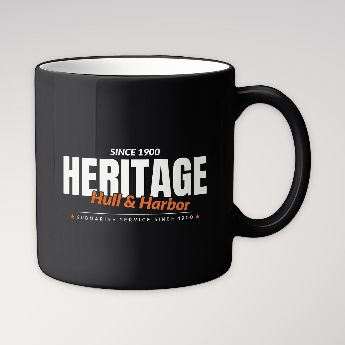 Hull & Harbor Heritage Club Mug in black