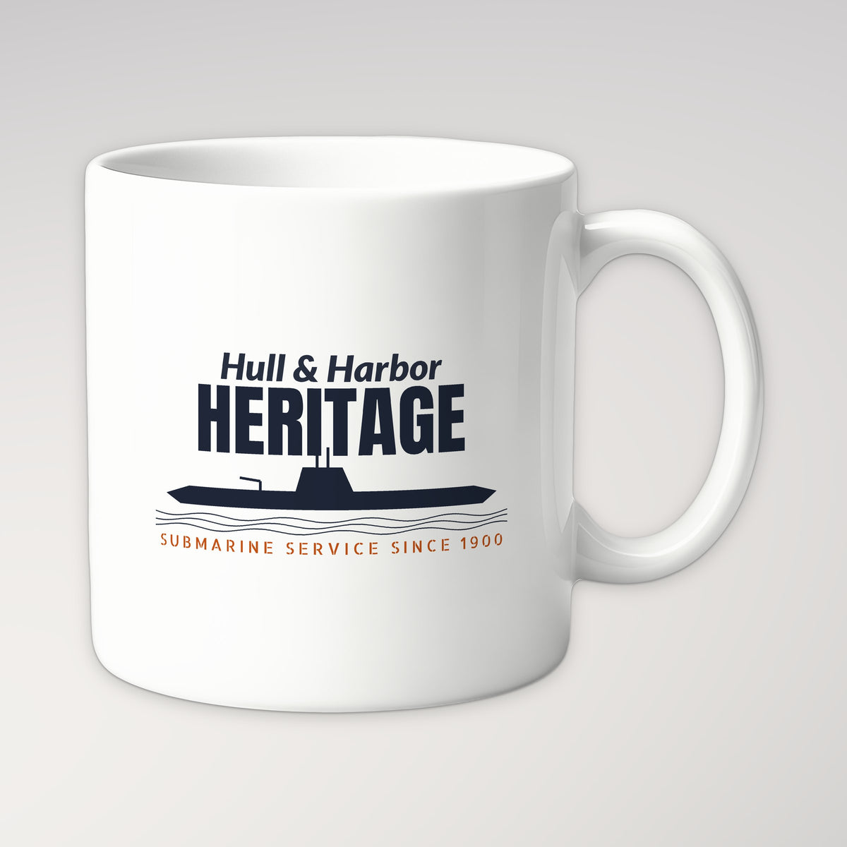 Hull & Harbor Heritage Profile Mug in white