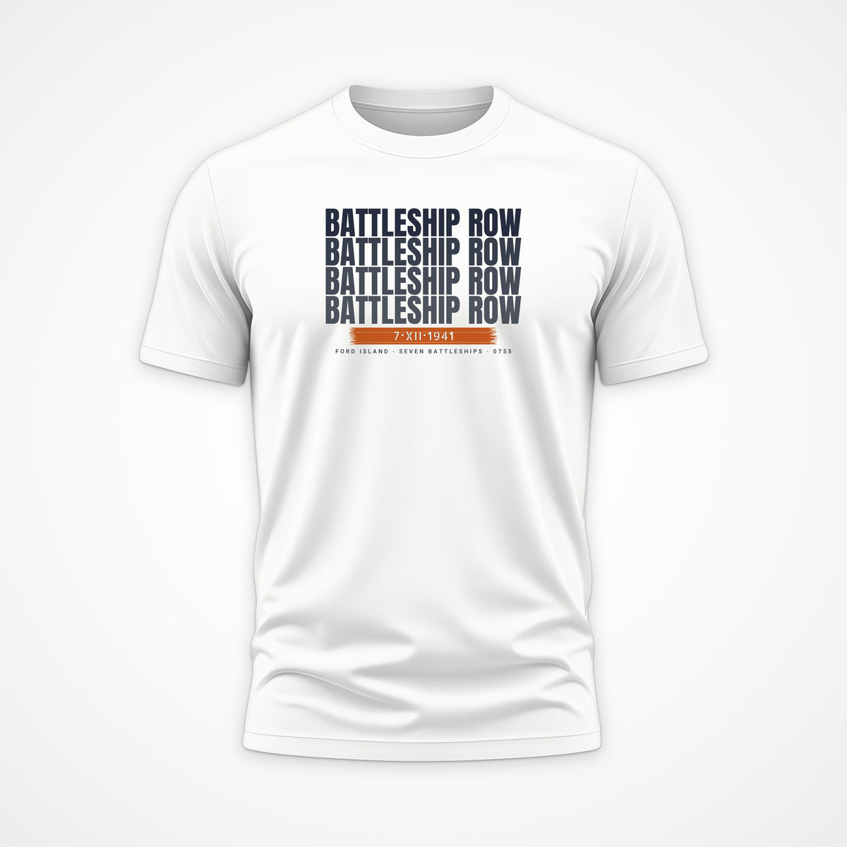 Battleship Row Echo Tee in White