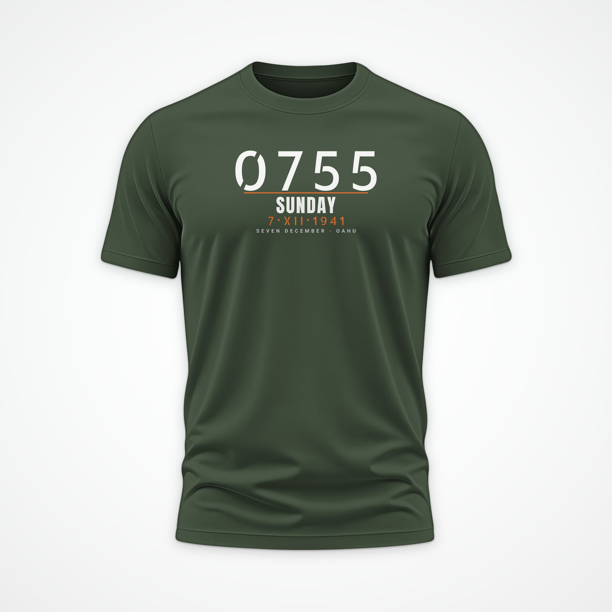 Seven December 0755 Tee in Olive