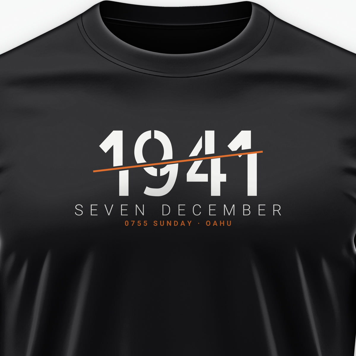 Seven December 1941 Sliced Tee, front print detail