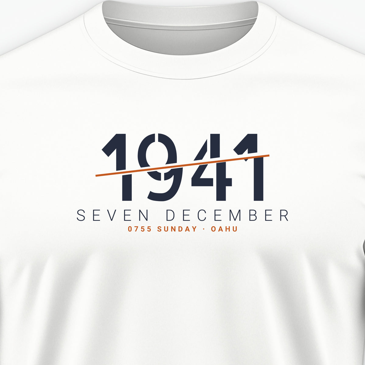 Seven December 1941 Sliced Tee, front print detail