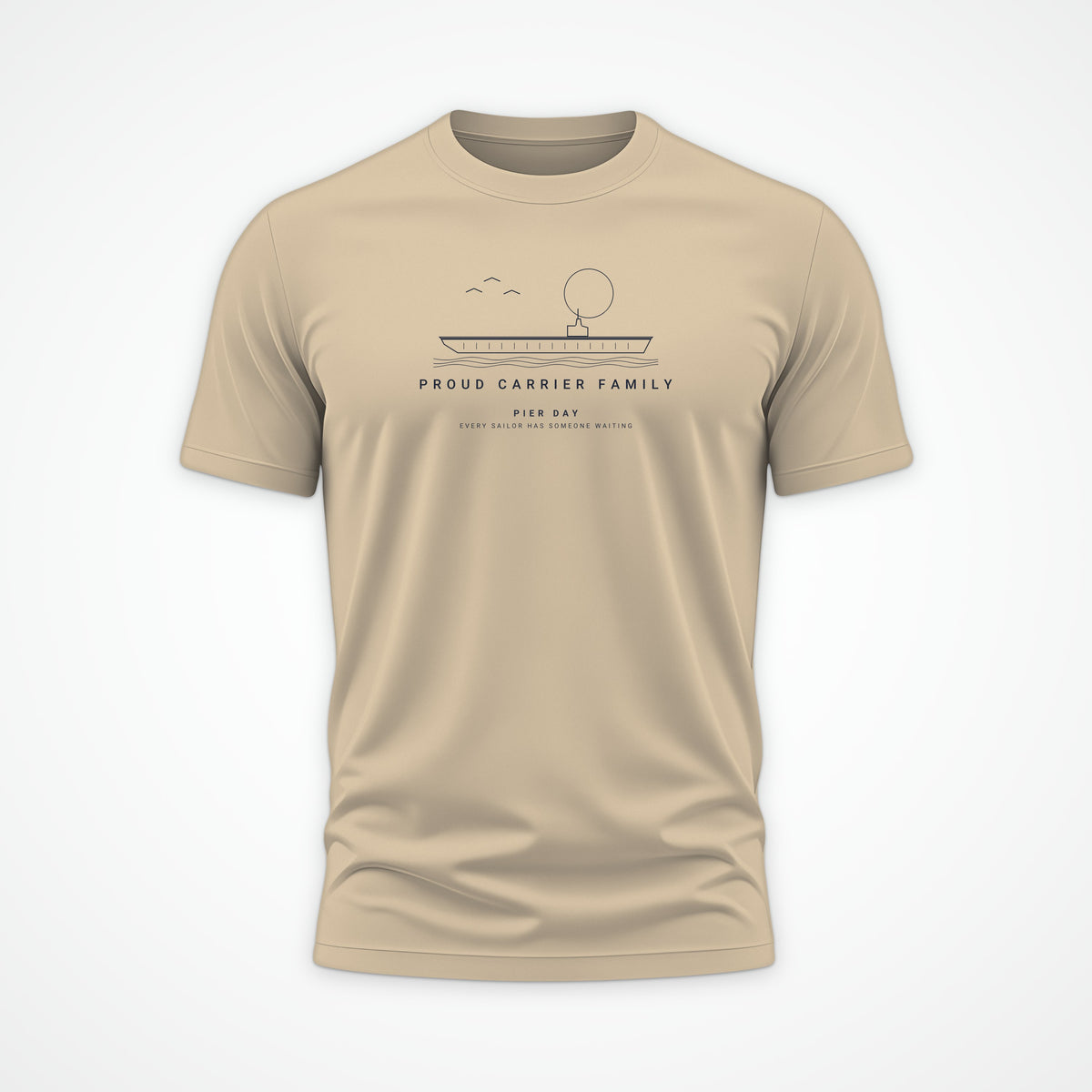 Pier Day Proud Carrier Family Tee in Desert Dust