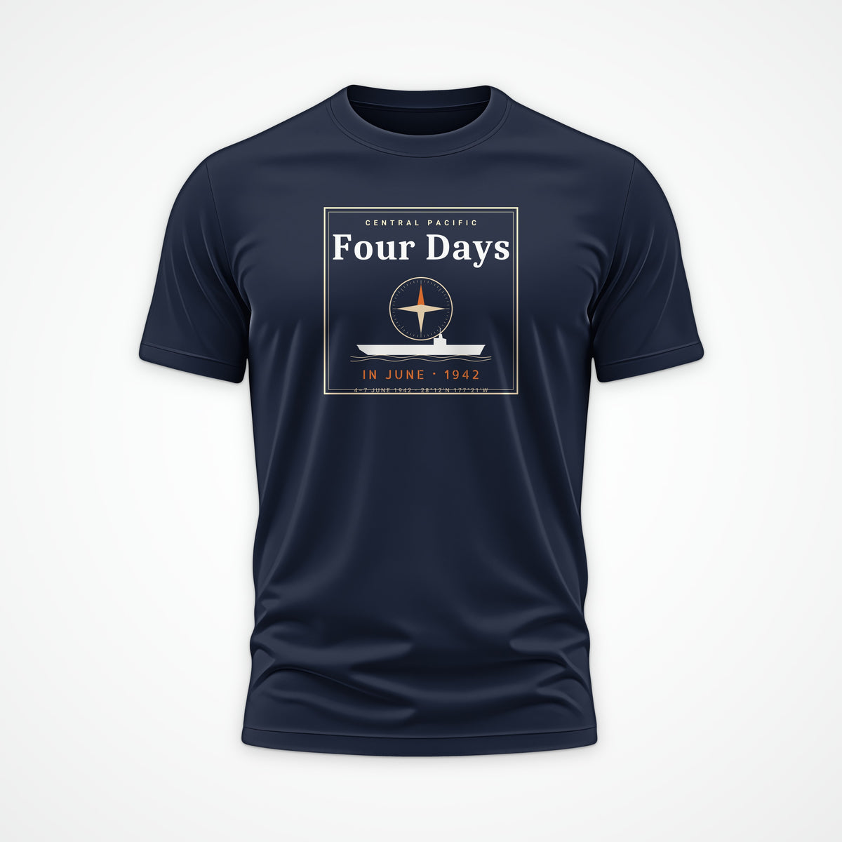 Four Days in June Frame Tee in French Navy