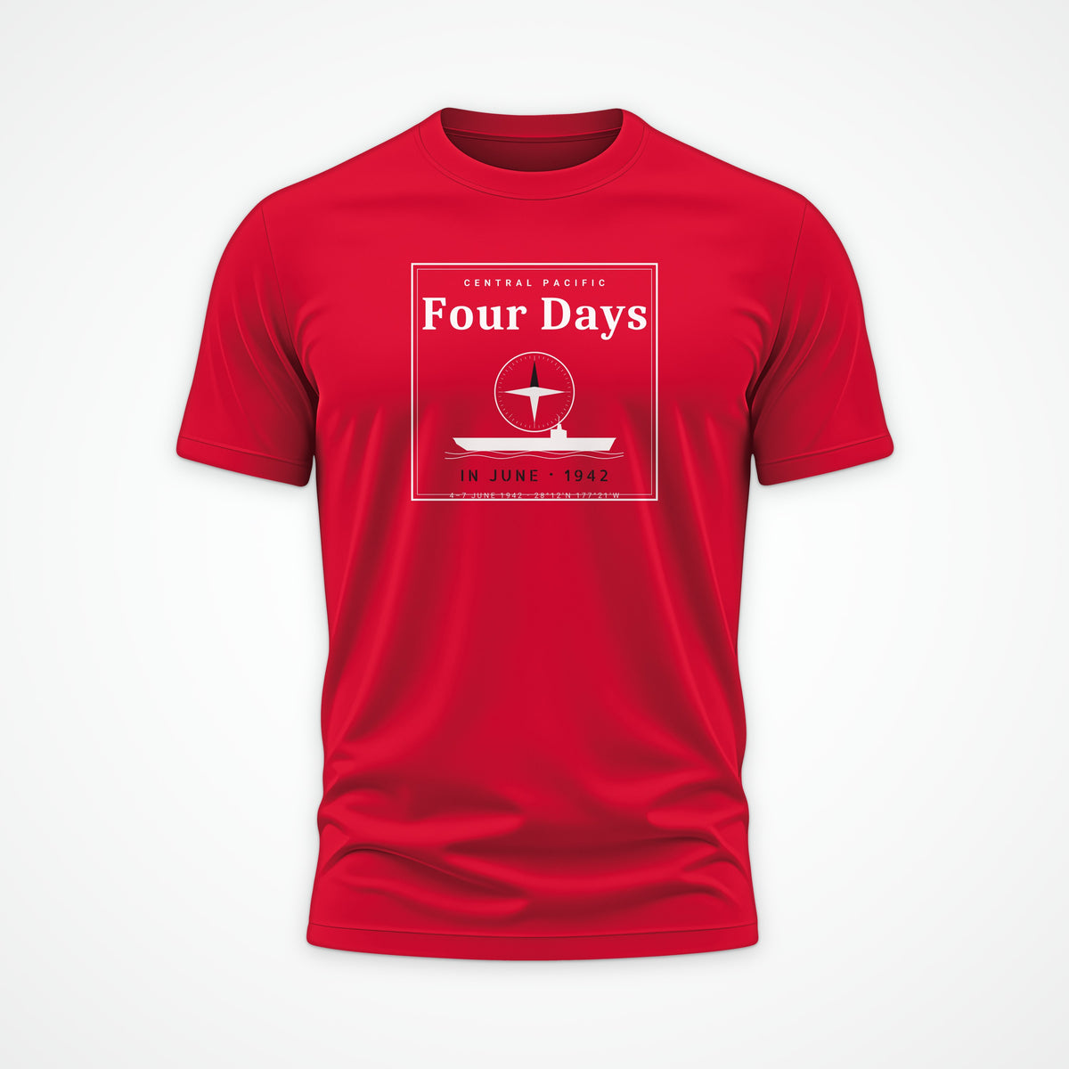 Four Days in June Frame Tee in Red