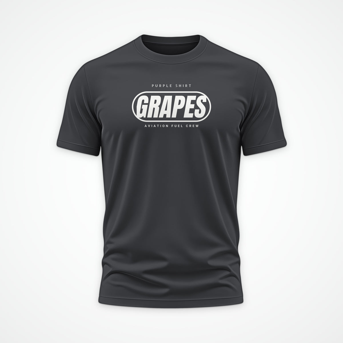 Rainbow Wardrobe Purple Shirt Grapes Tee in Anthracite