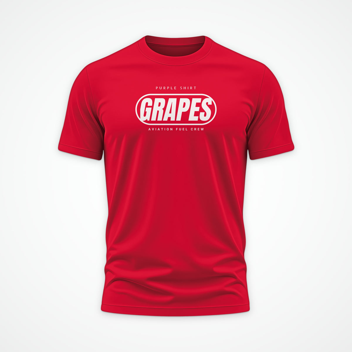 Rainbow Wardrobe Purple Shirt Grapes Tee in Red