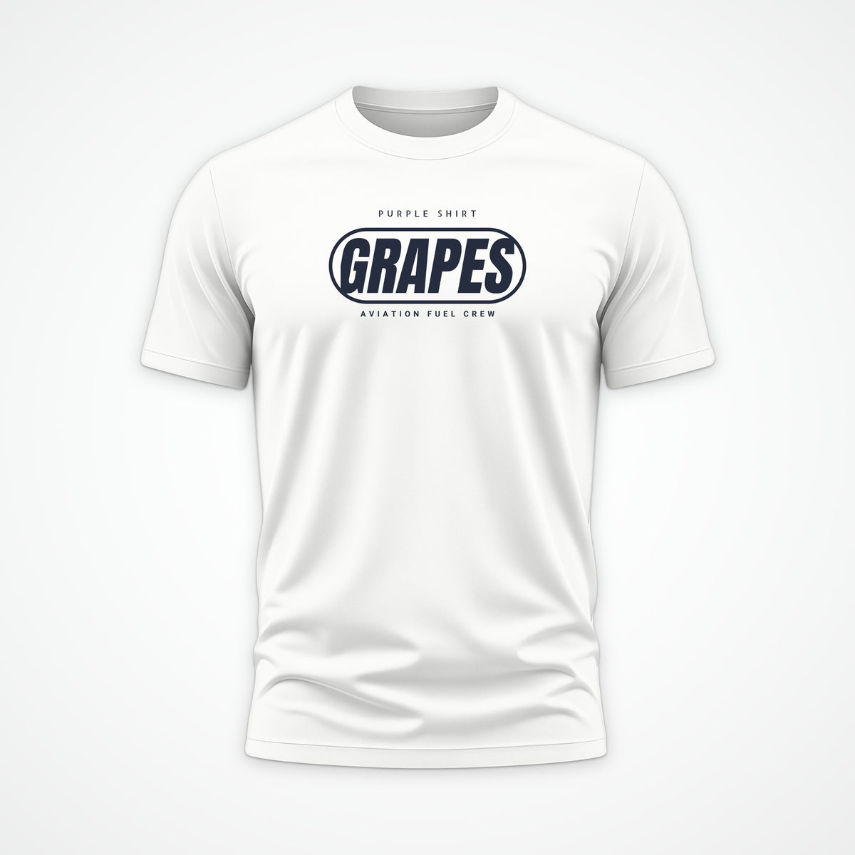 Rainbow Wardrobe Purple Shirt Grapes Tee in White
