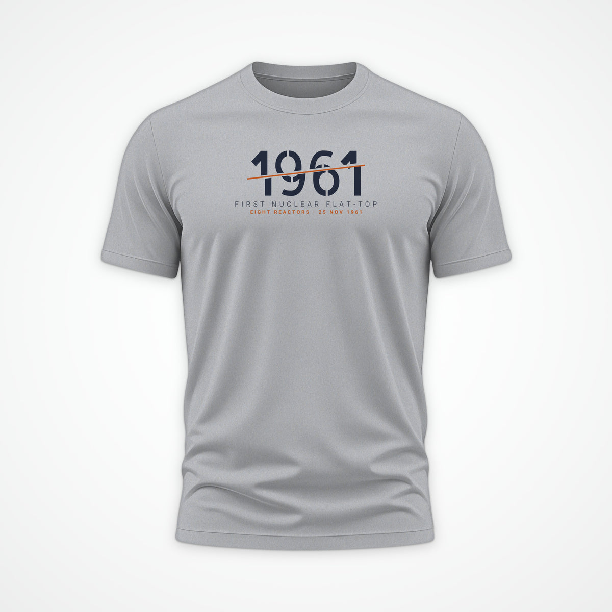 First Nuclear Flat-Top 1961 Sliced Tee in Heather Grey
