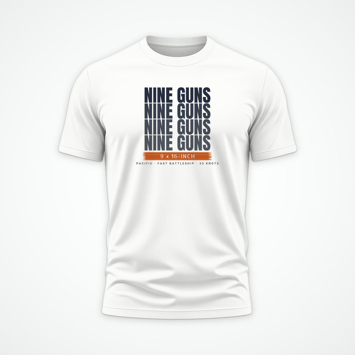 Nine Guns Pacific Echo Tee in White