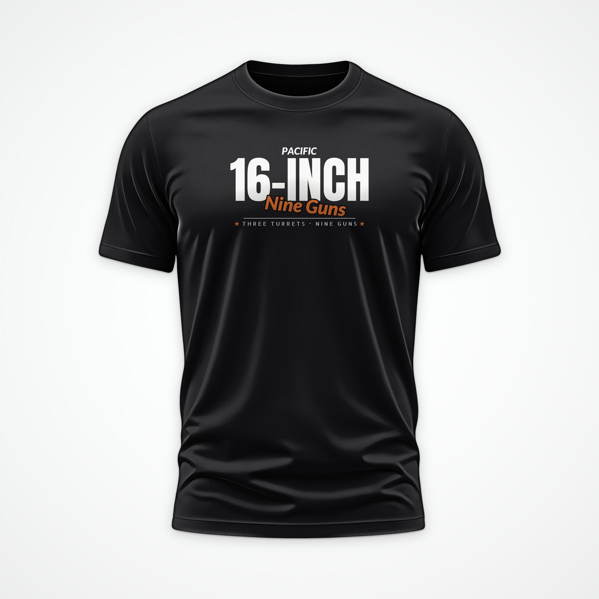 Nine Guns Pacific Club Tee in Black
