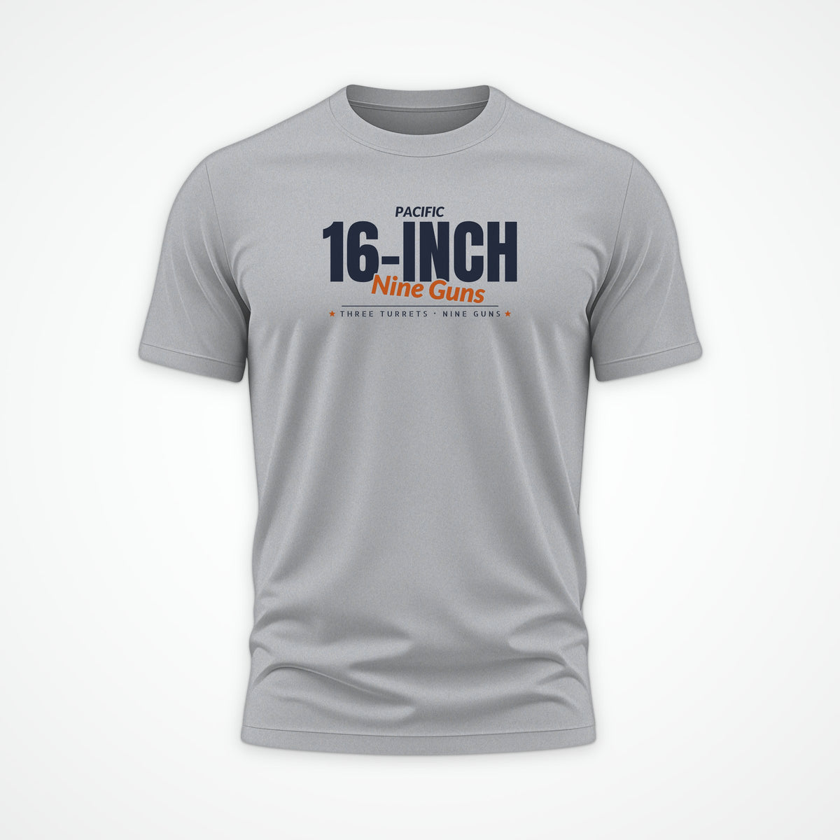 Nine Guns Pacific Club Tee in Heather Grey