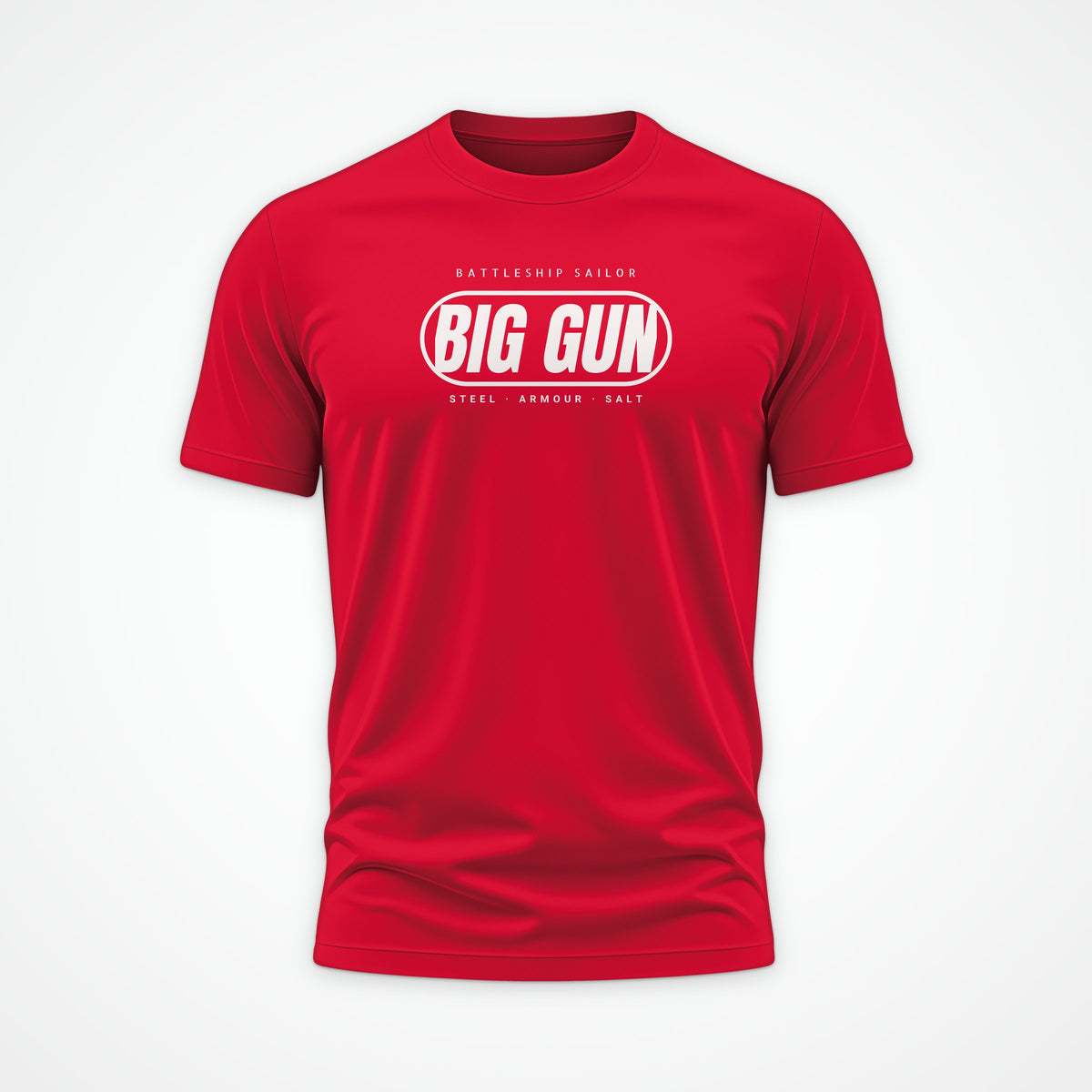 Big Gun Era Pill Tee in Red
