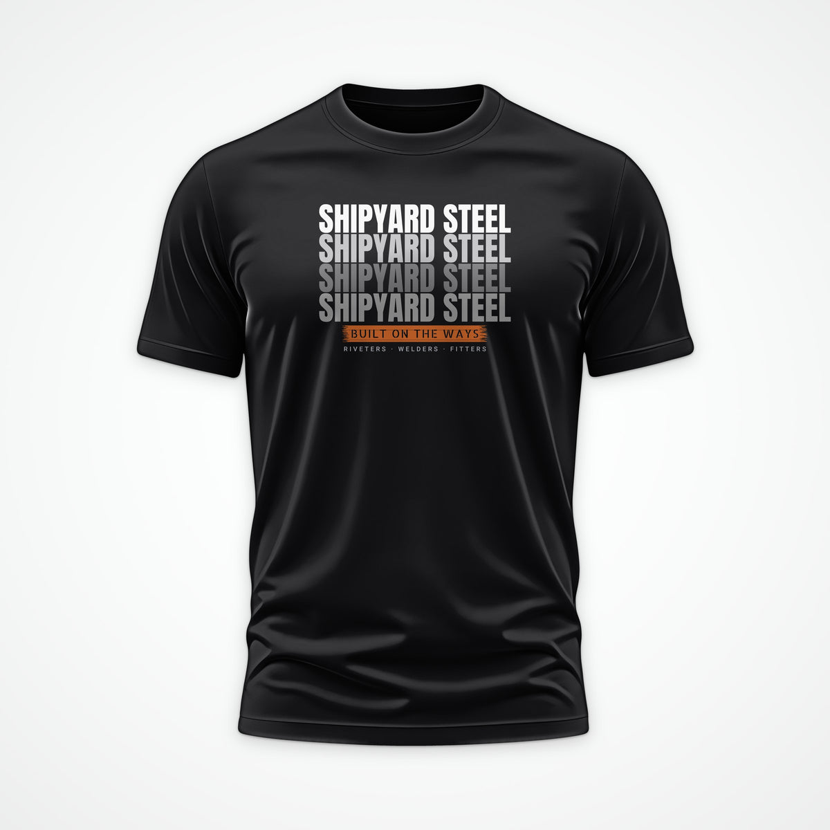 Shipyard Steel Echo Tee in Black