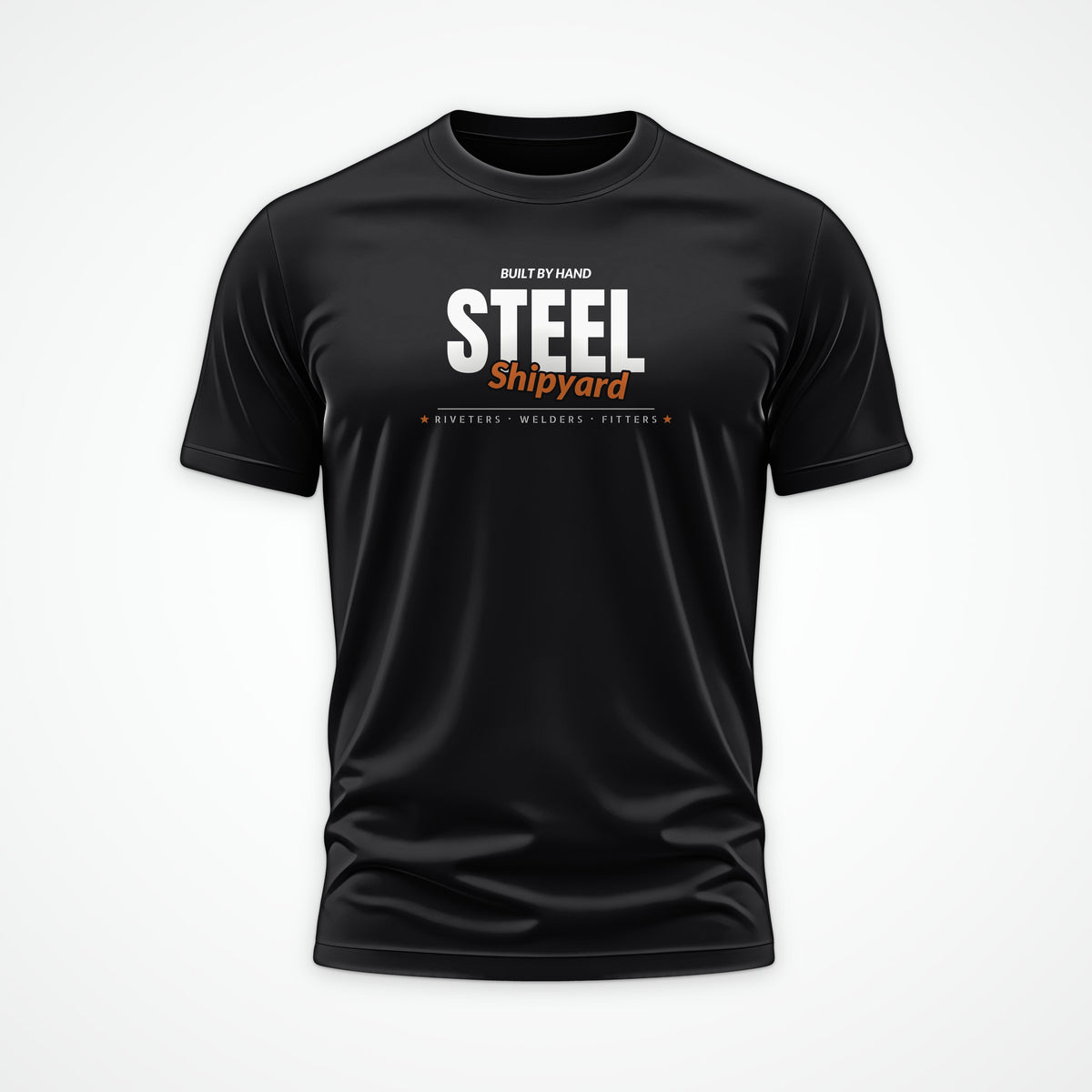Shipyard Steel Club Tee in Black