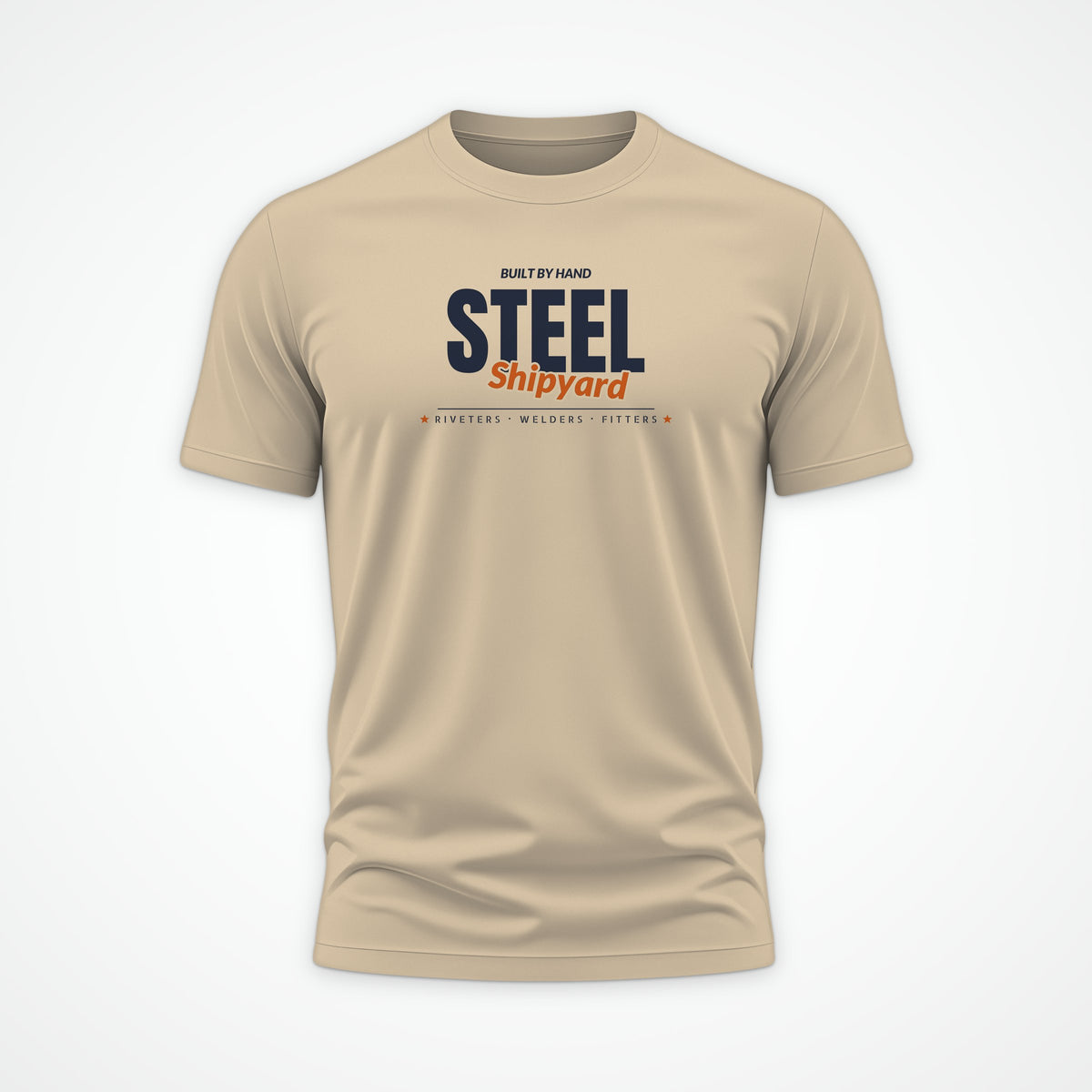 Shipyard Steel Club Tee in Desert Dust
