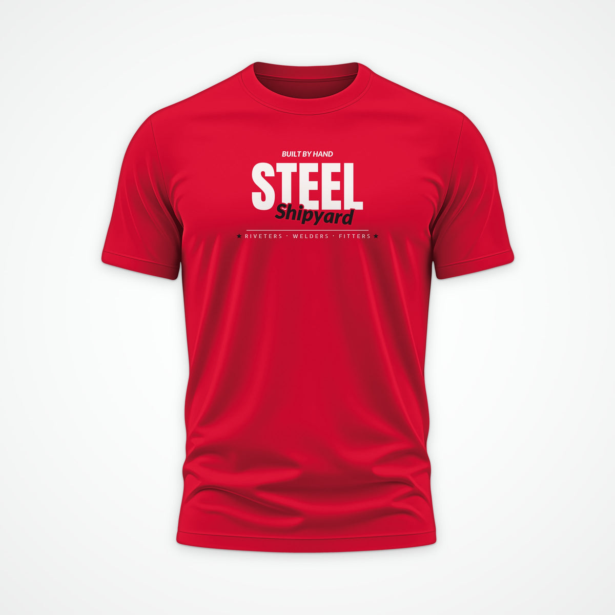 Shipyard Steel Club Tee in Red
