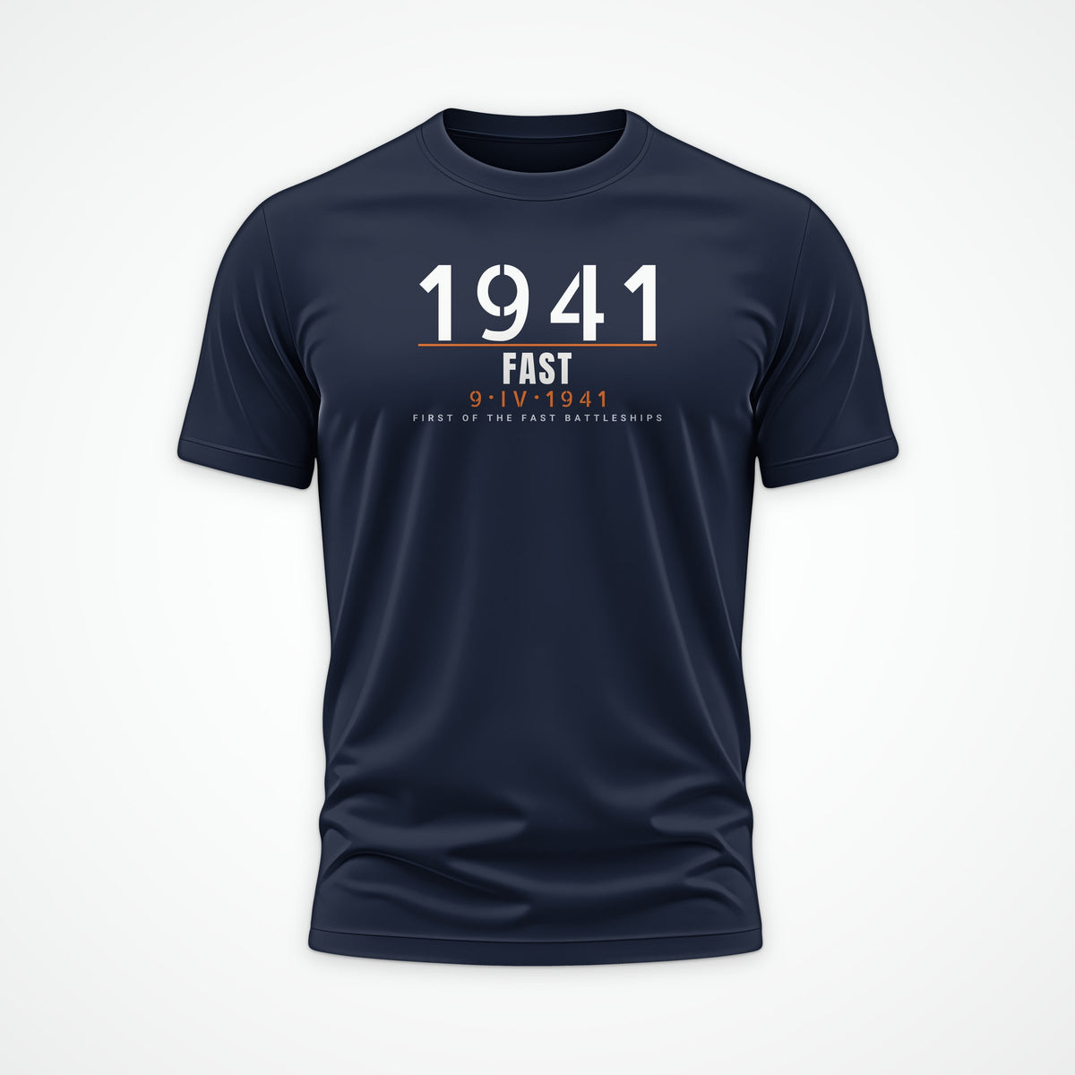 Fast Battleship 1941 Timestamp Tee in French Navy