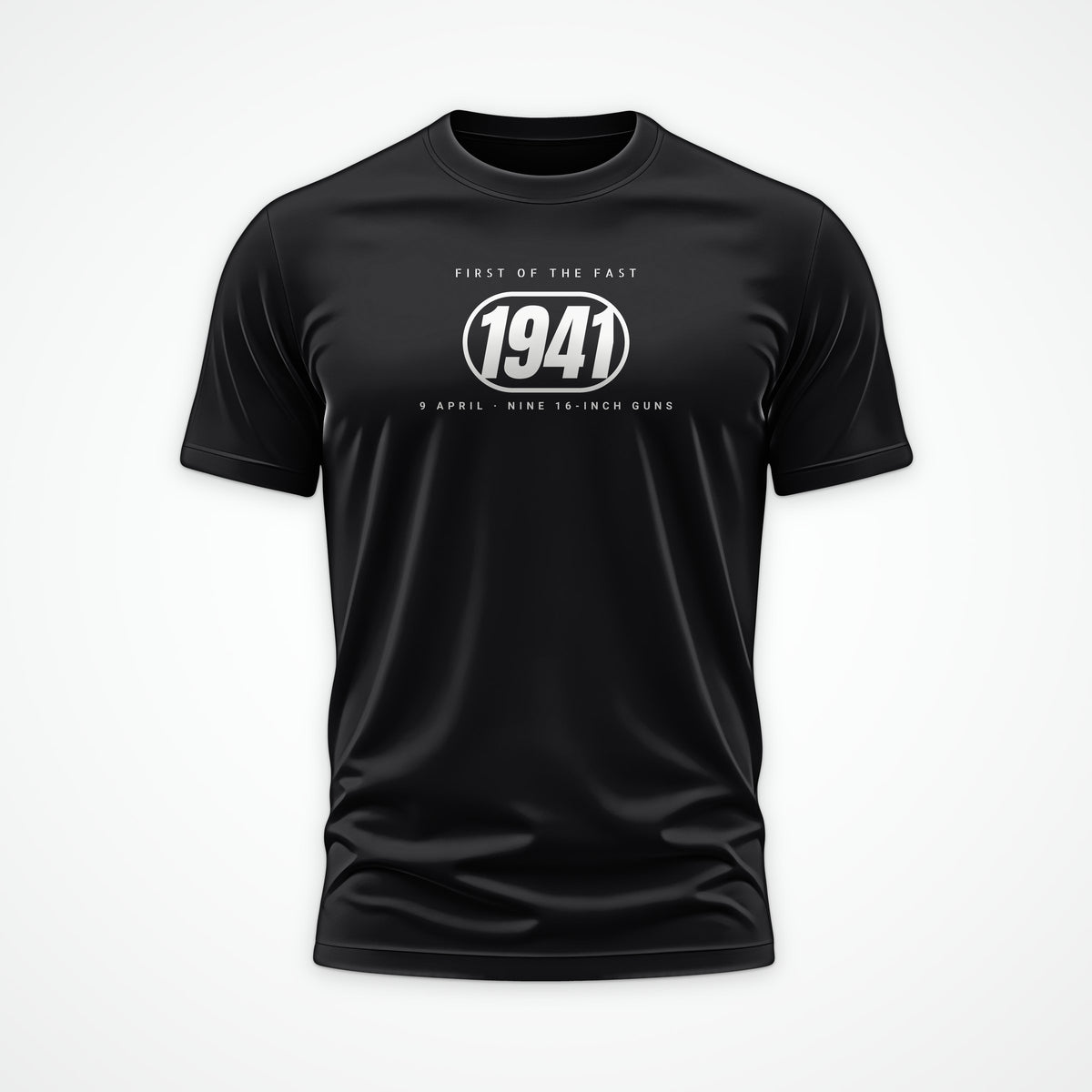 Fast Battleship 1941 Pill Tee in Black