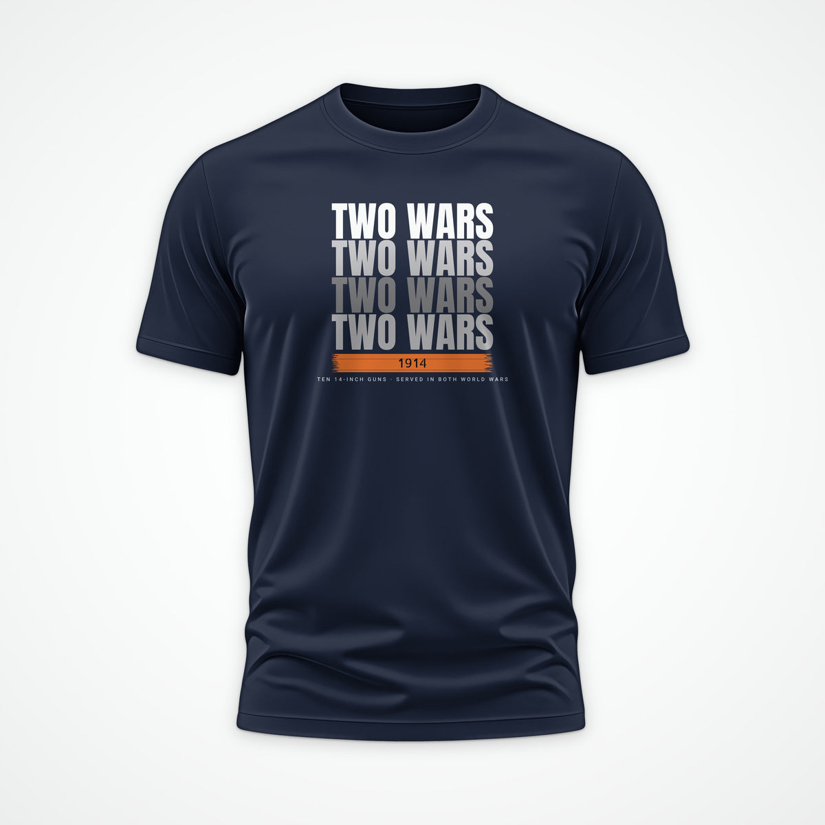 Two-War Battleship Echo Tee in French Navy