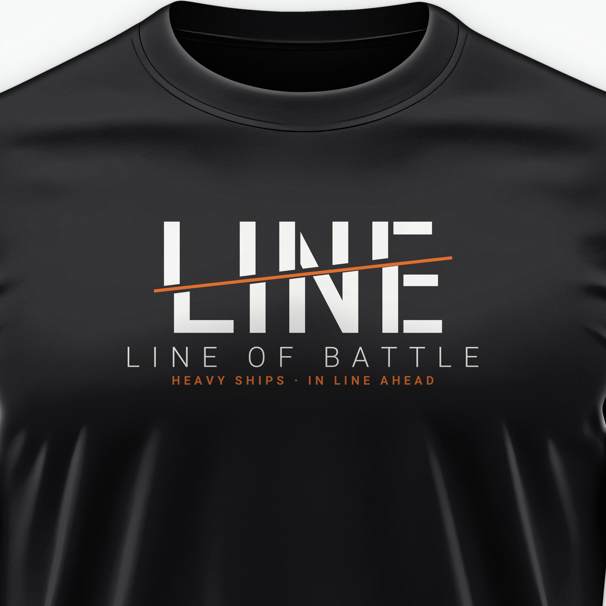 Line of Battle Sliced Tee, front print detail
