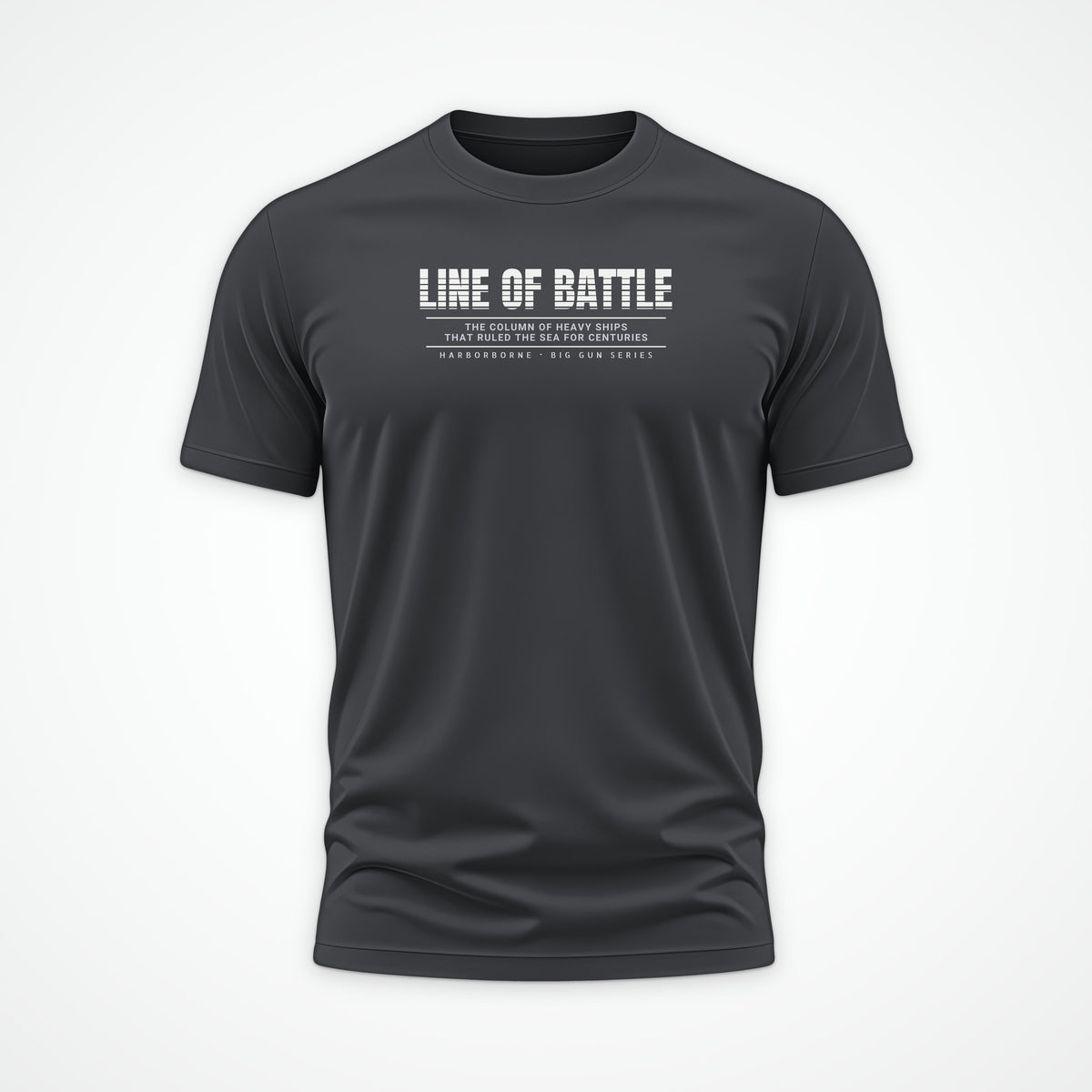Line of Battle Scanline Tee in Anthracite