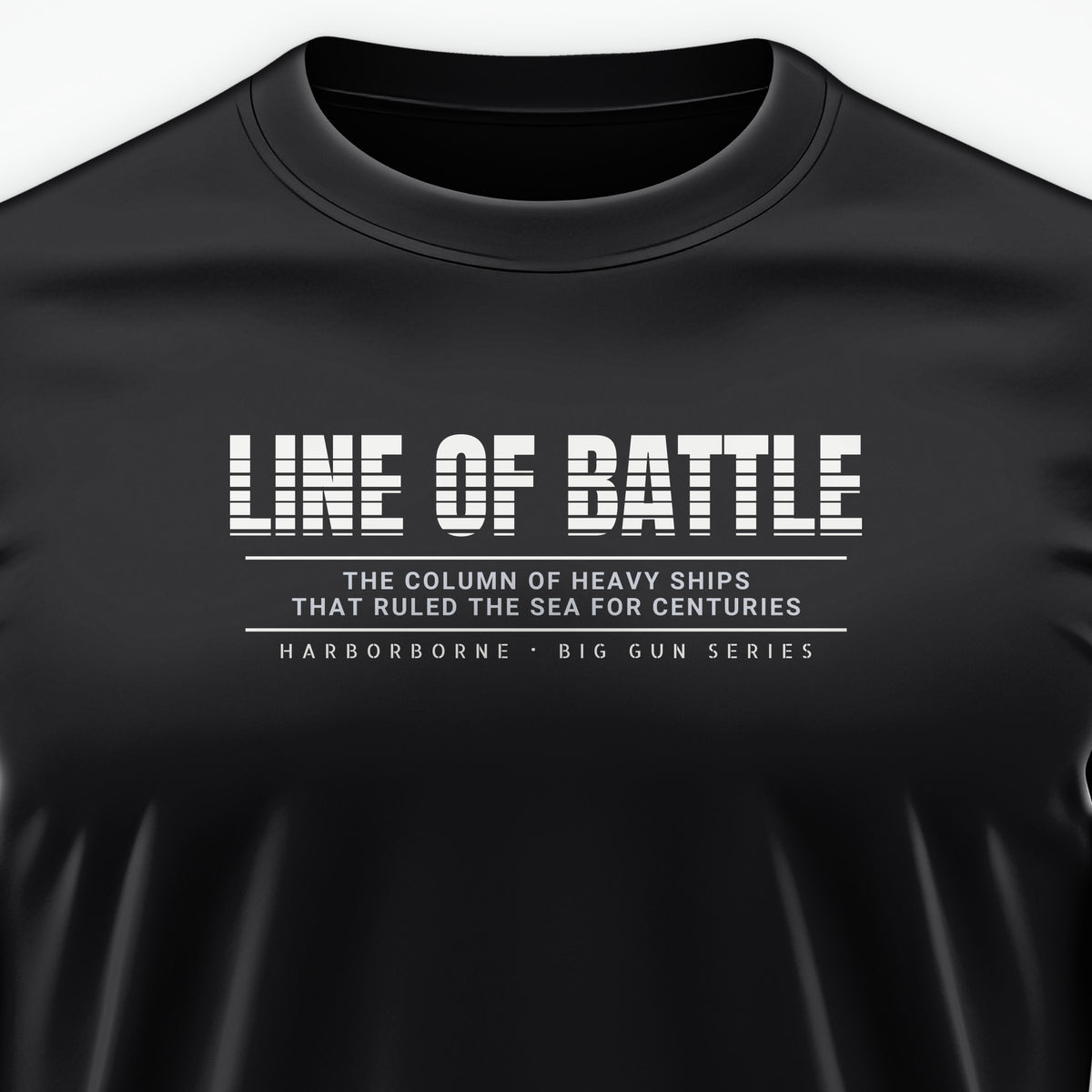 Line of Battle Scanline Tee, front print detail