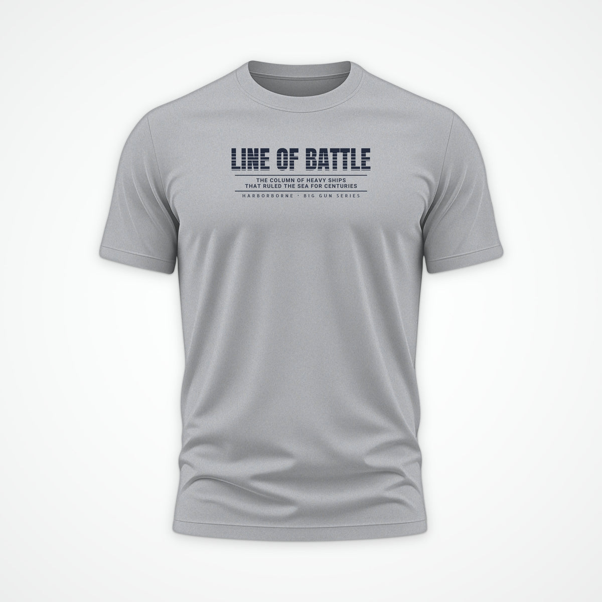 Line of Battle Scanline Tee in Heather Grey
