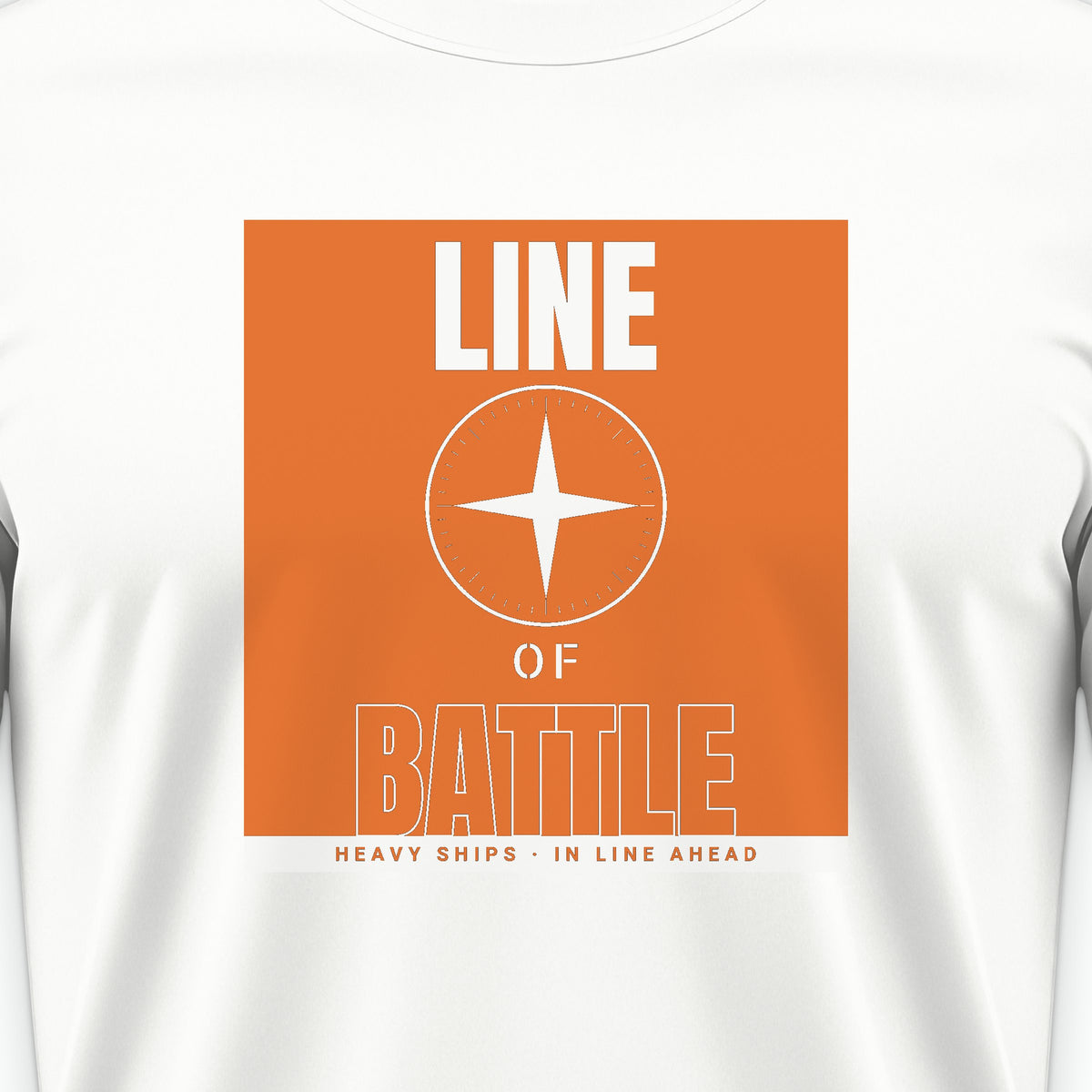 Line of Battle Poster Tee, front print detail