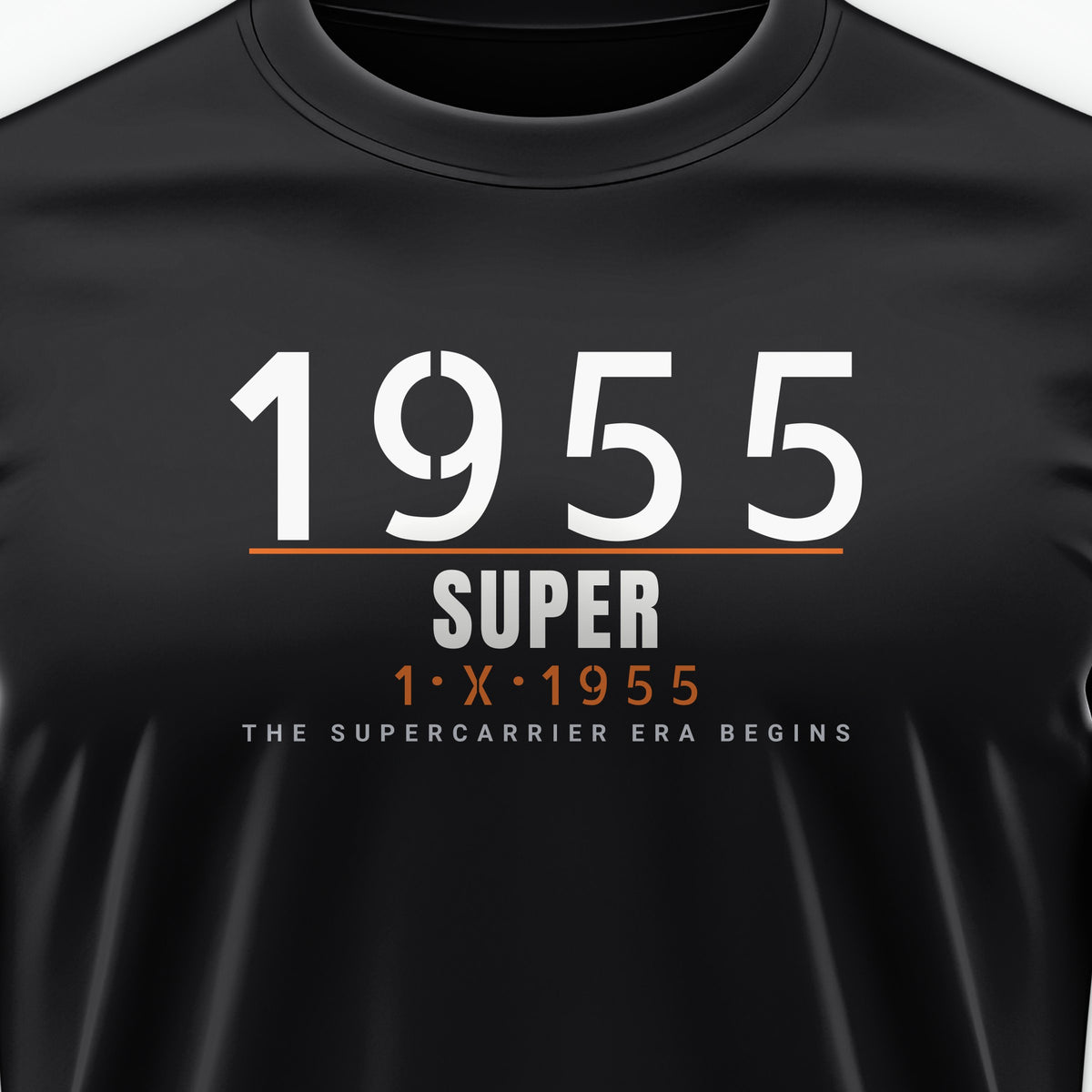 Supercarrier Watch Timestamp Tee, front print detail