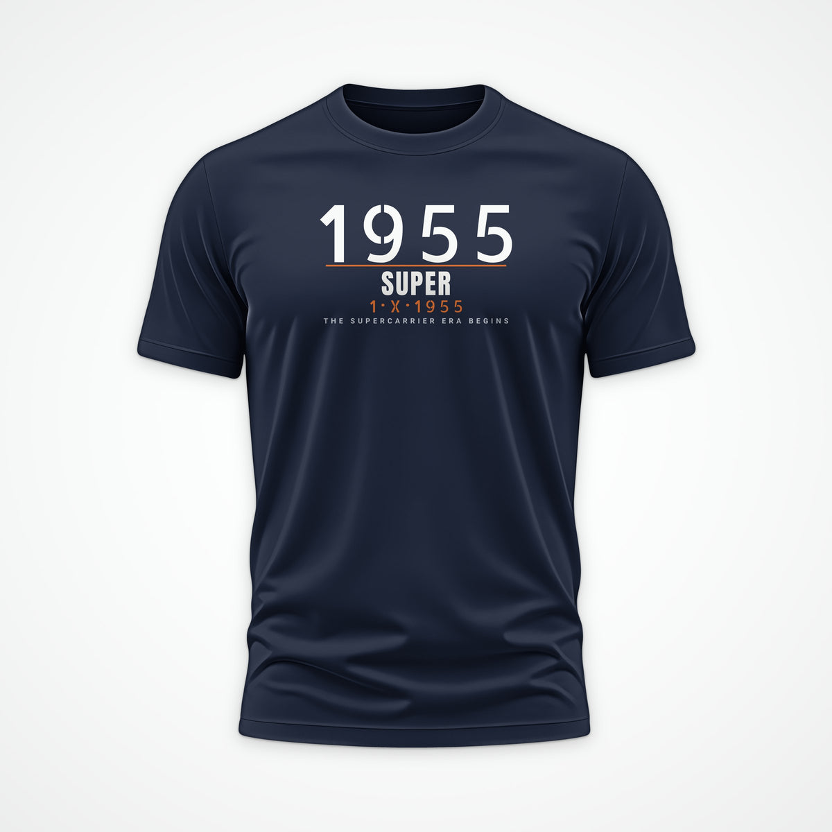 Supercarrier Watch Timestamp Tee in French Navy