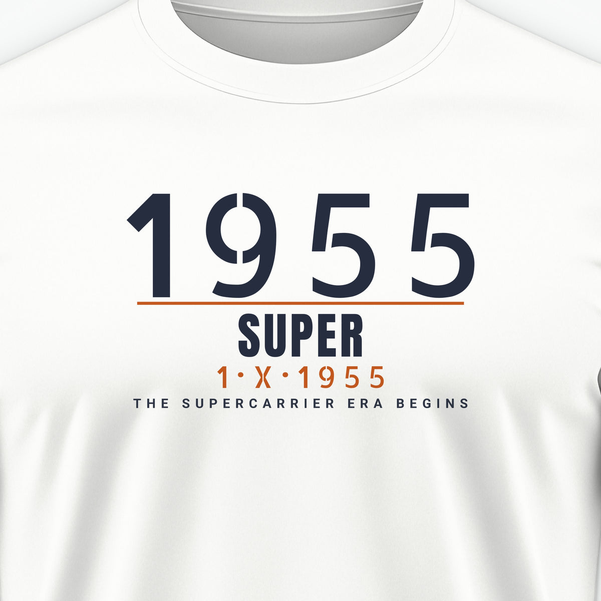 Supercarrier Watch Timestamp Tee, front print detail