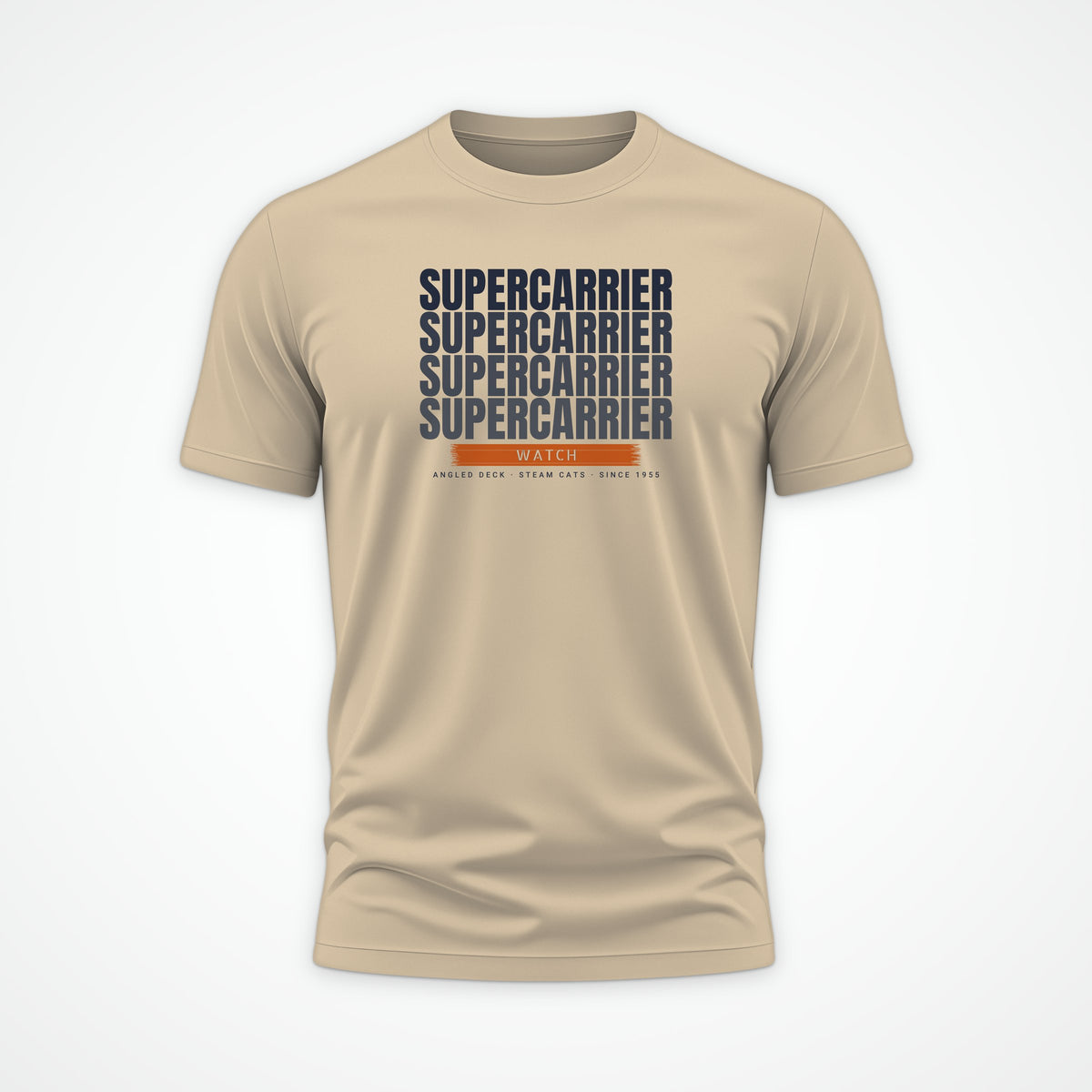 Supercarrier Watch Echo Tee in Desert Dust