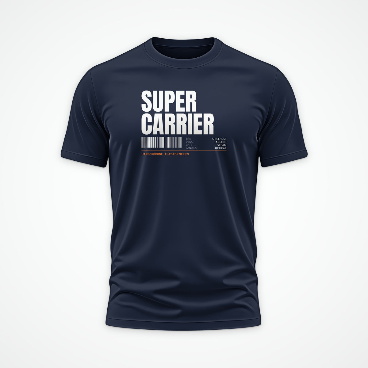 Supercarrier Watch Tag Tee in French Navy