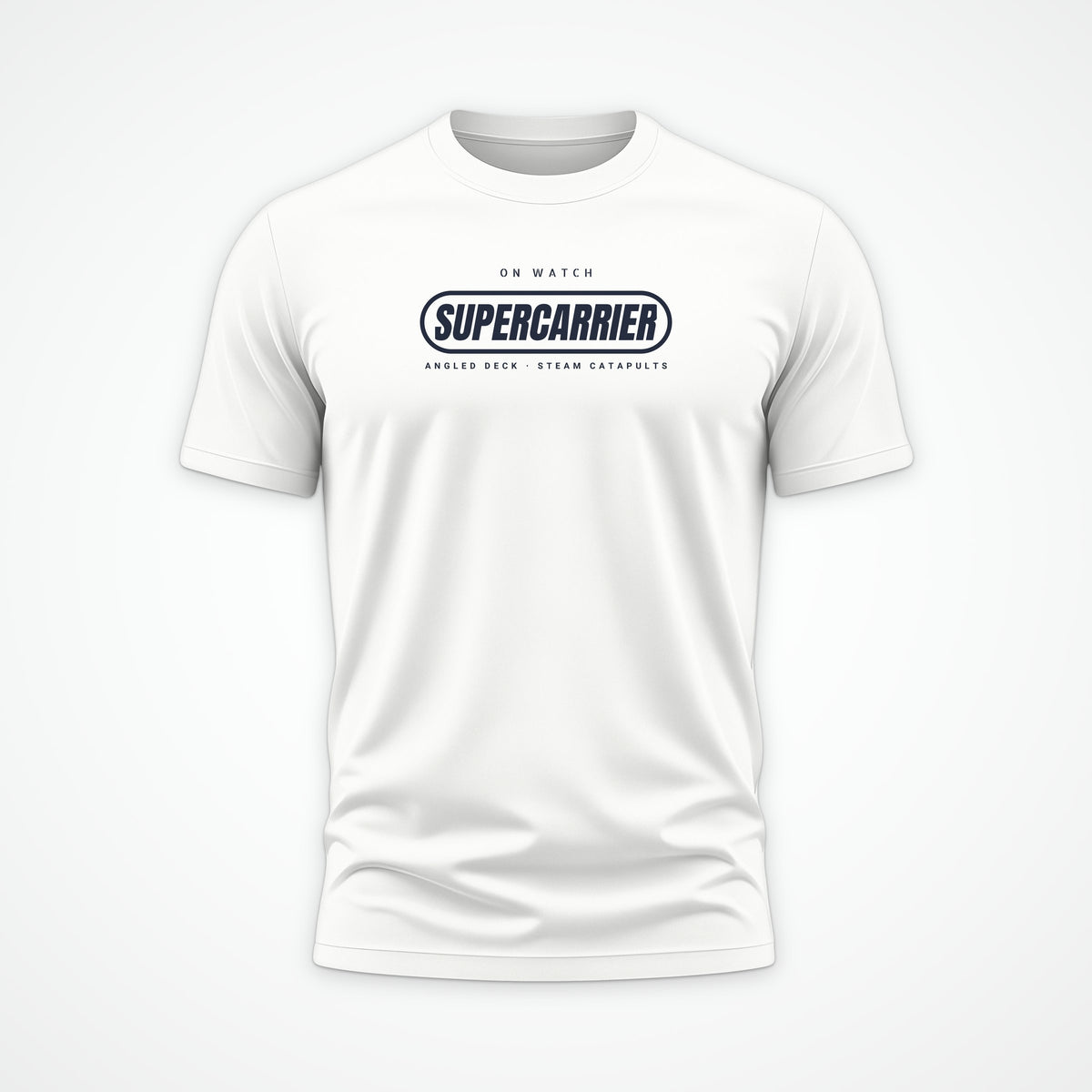 Supercarrier Watch Pill Tee in White