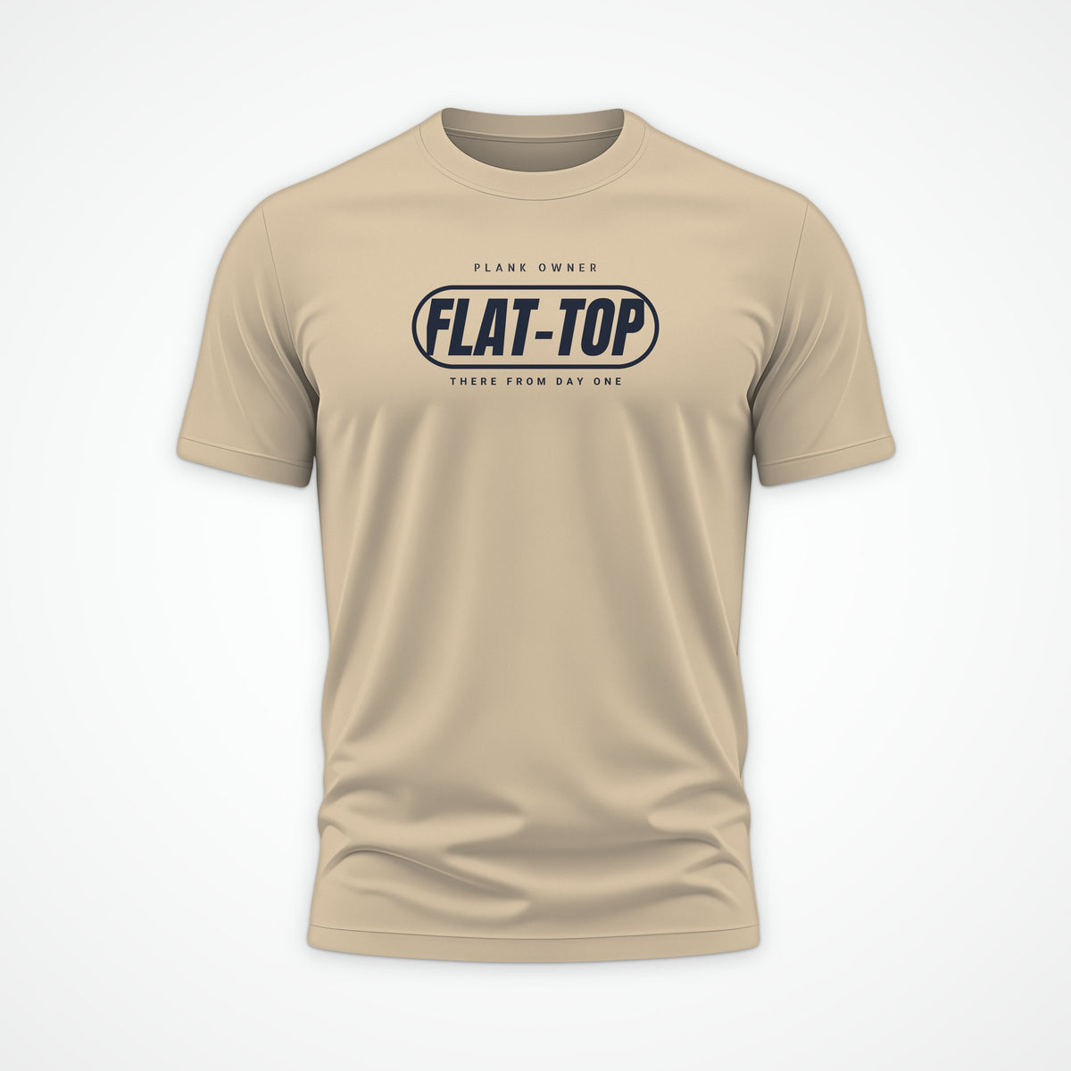 Flat-Top Sailor Plank Owner Tee in Desert Dust