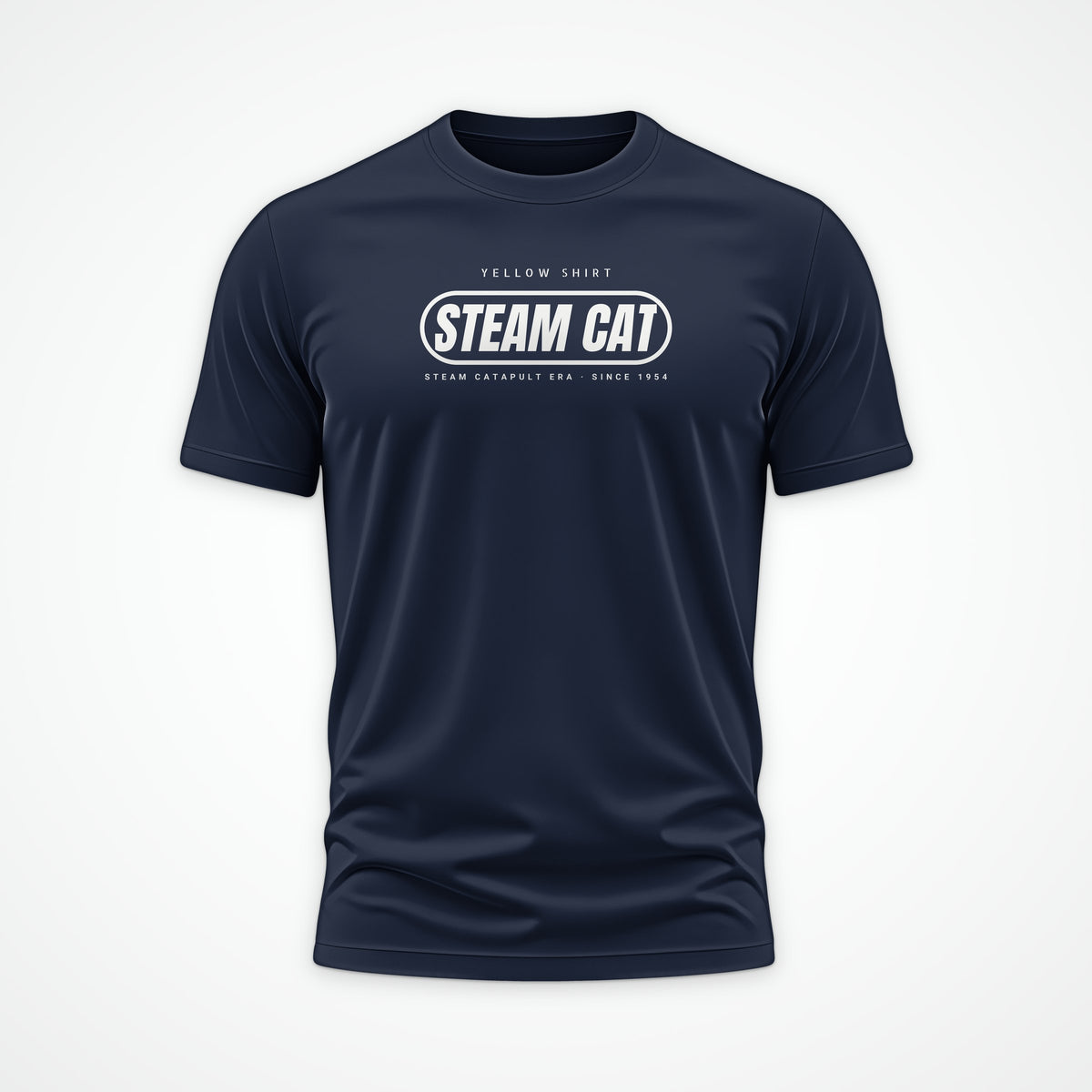 Steam Cat Era Pill Tee in French Navy