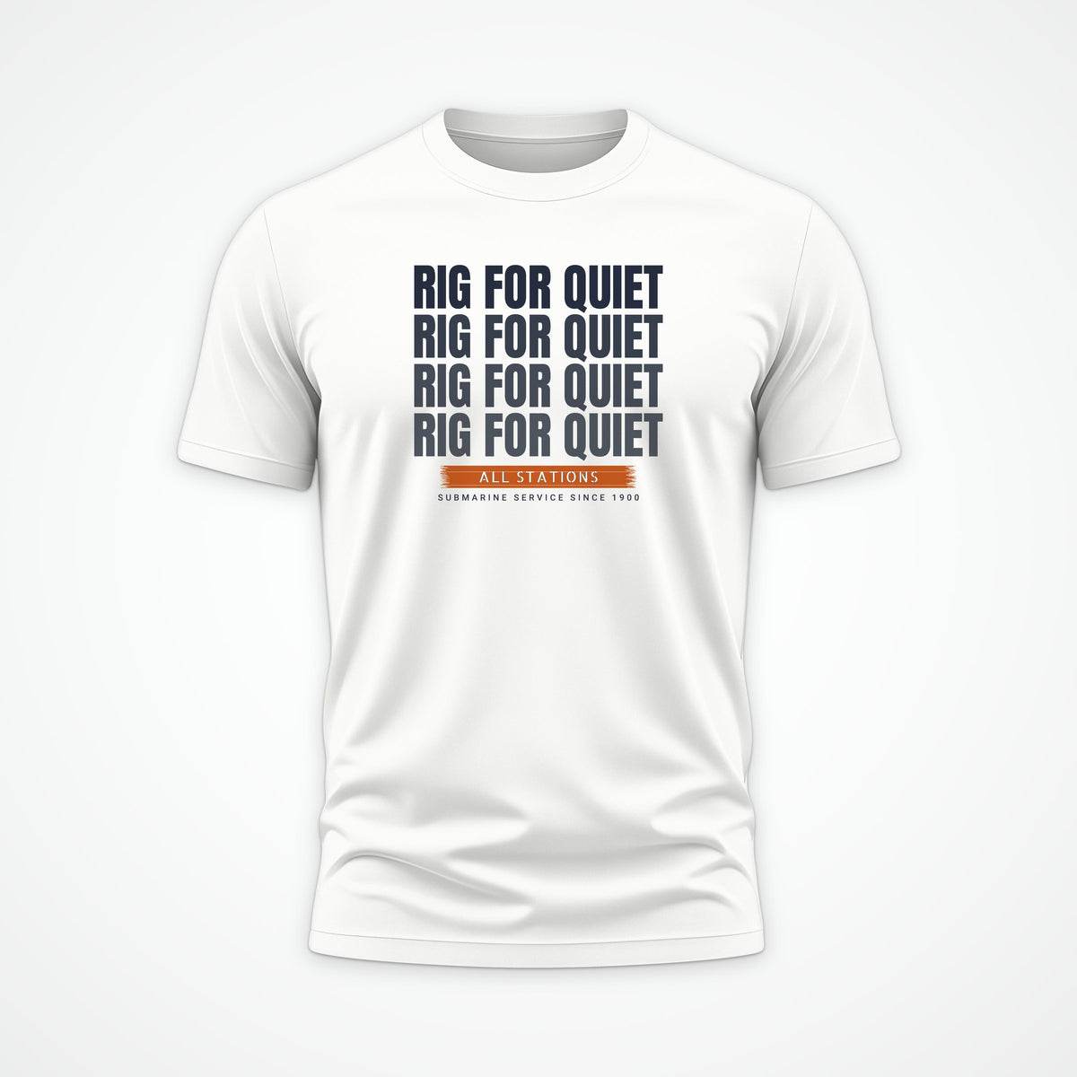Rig for Quiet Echo Tee in White