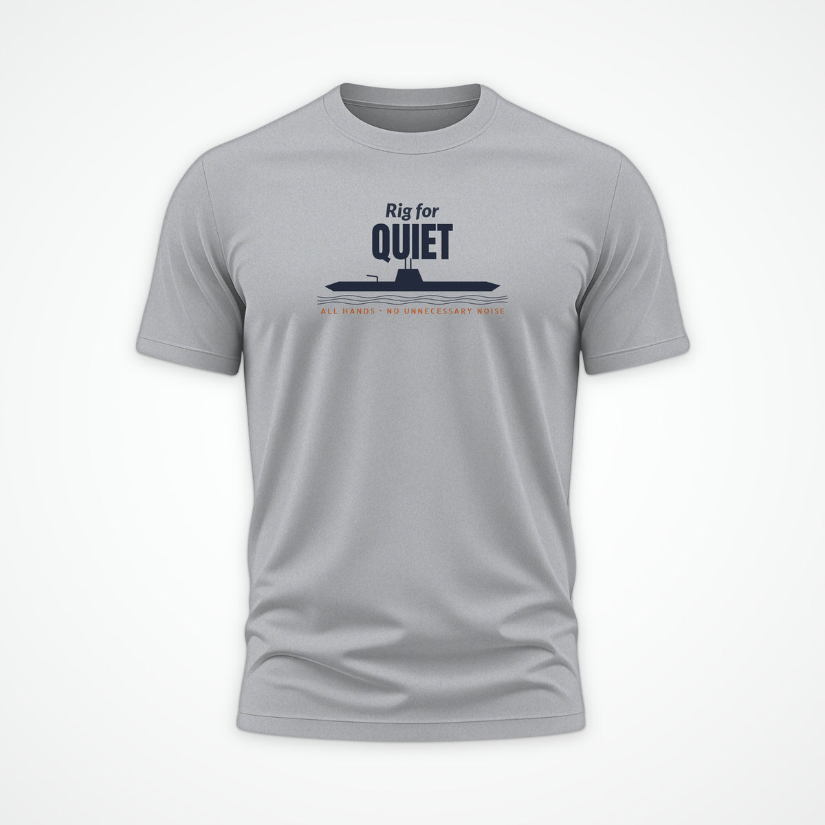Rig for Quiet Profile Tee in Heather Grey
