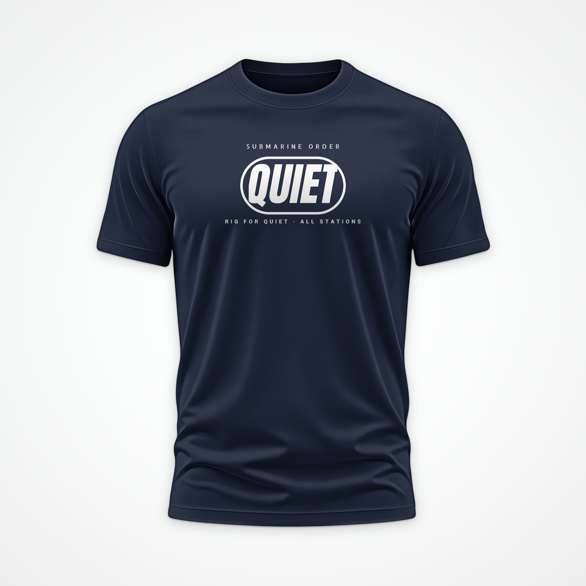 Rig for Quiet Pill Tee in French Navy