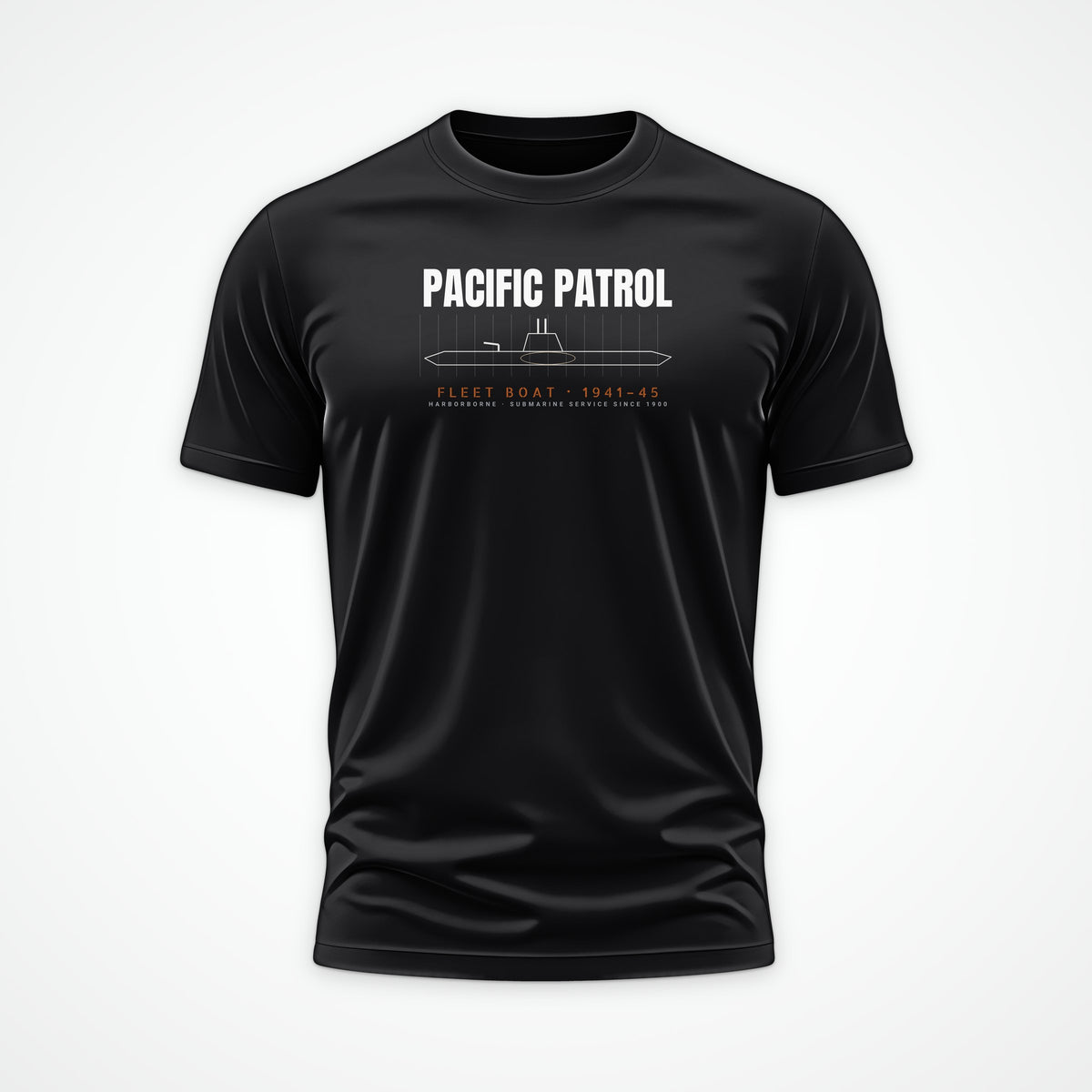 Pacific Patrol 1941–45 Blueprint Tee in Black