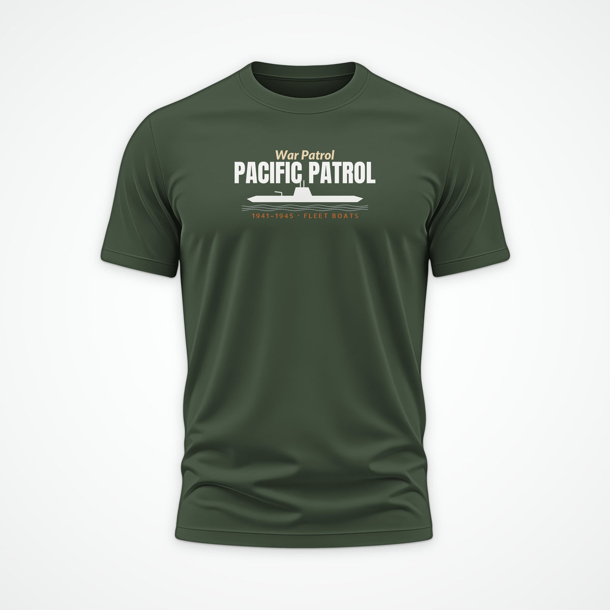 Pacific Patrol 1941–45 Profile Tee in Olive