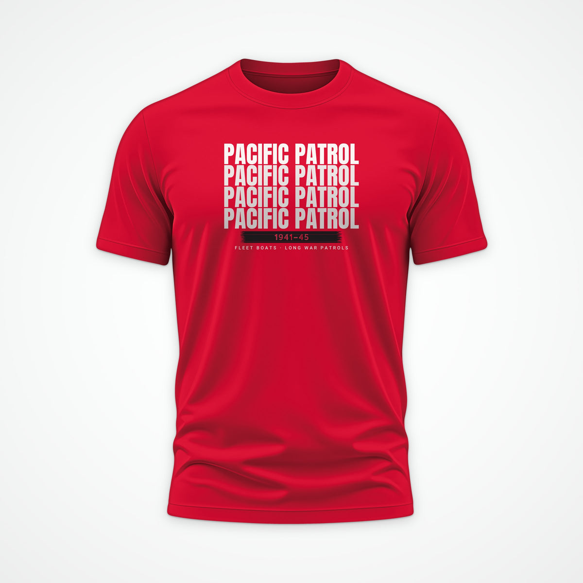 Pacific Patrol 1941–45 Echo Tee in Red