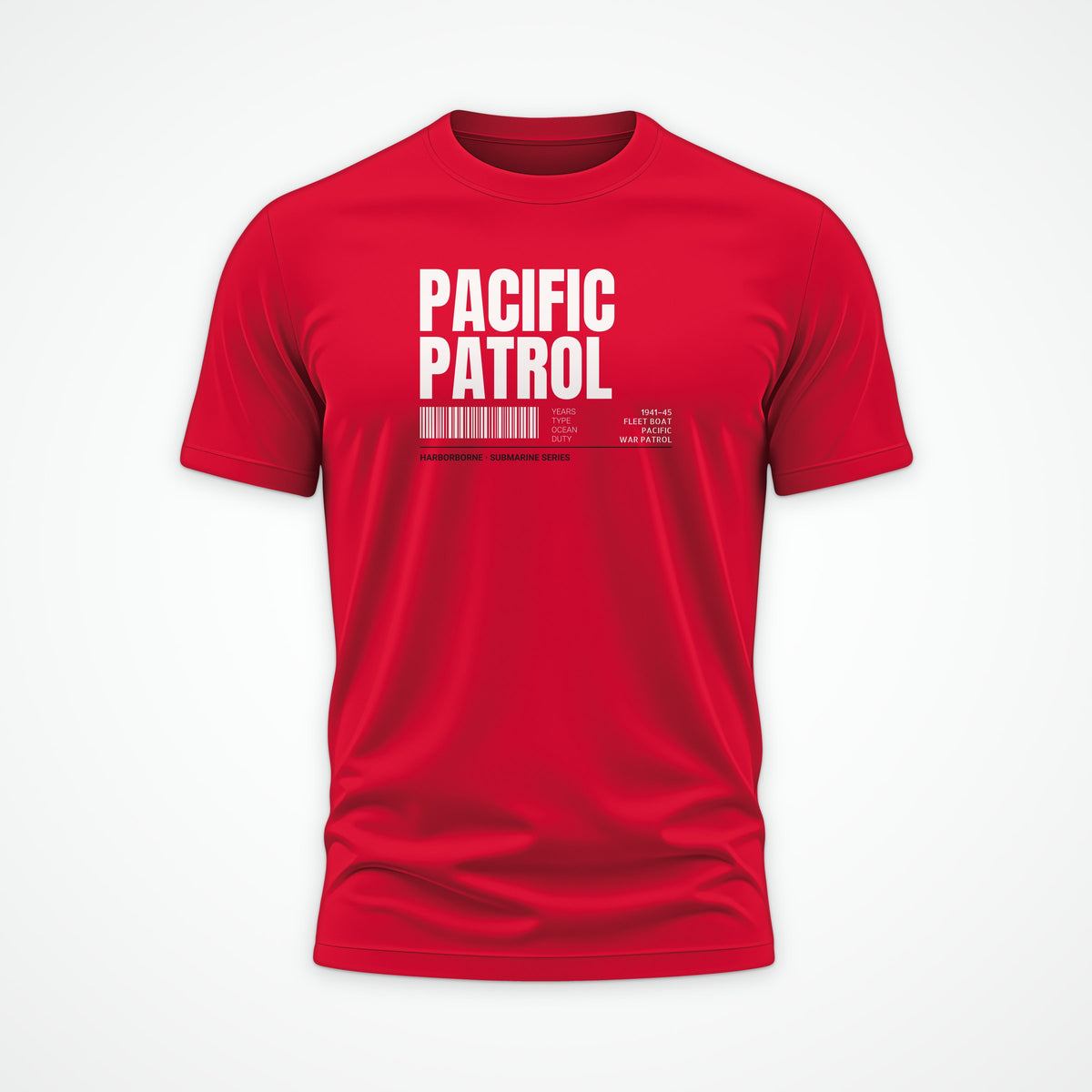Pacific Patrol 1941–45 Tag Tee in Red