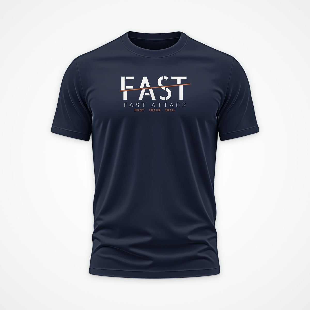 Fast Attack & Boomer Fast Attack Tee in French Navy