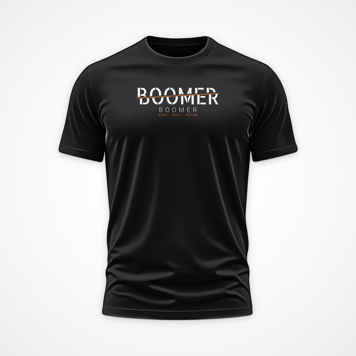 Fast Attack & Boomer Boomer Tee in Black