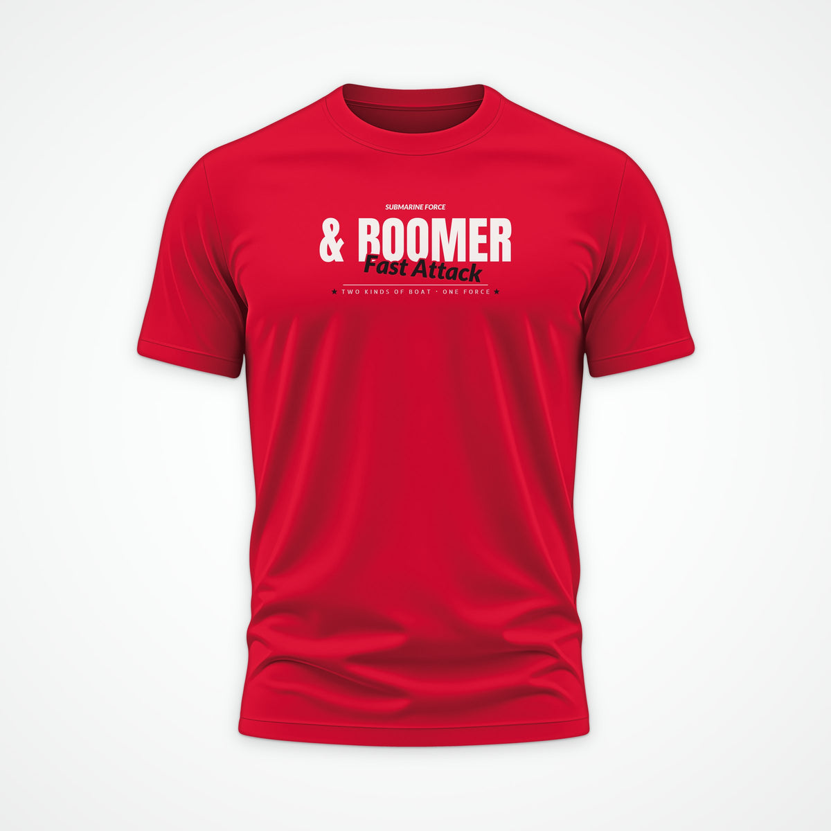 Fast Attack & Boomer Club Tee in Red