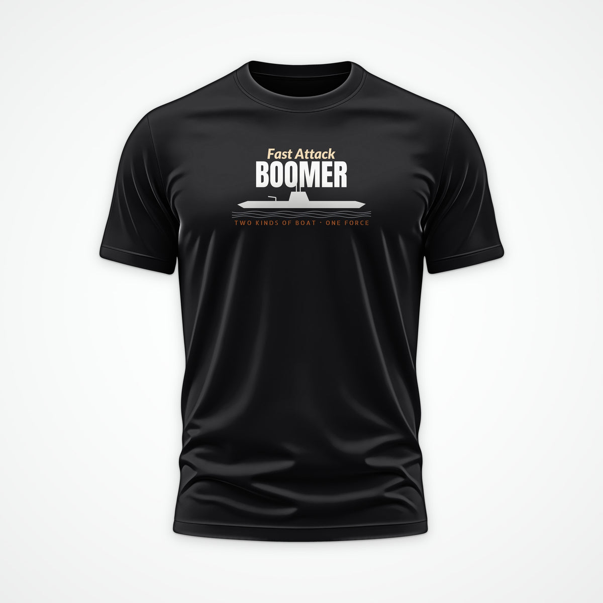 Fast Attack & Boomer Profile Tee in Black