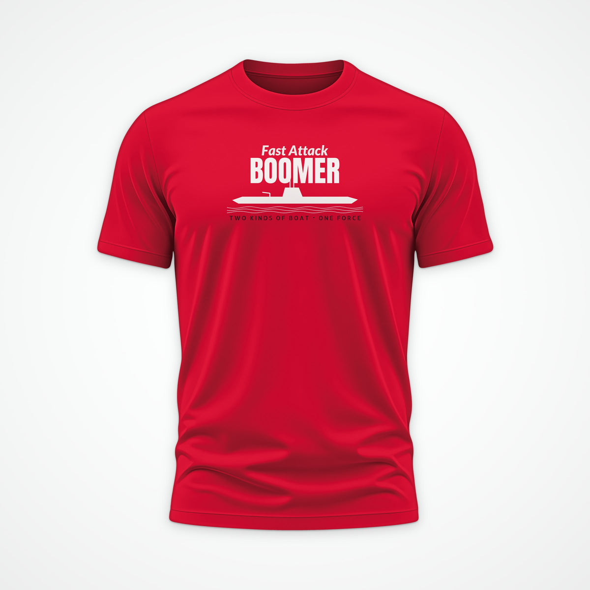 Fast Attack & Boomer Profile Tee in Red