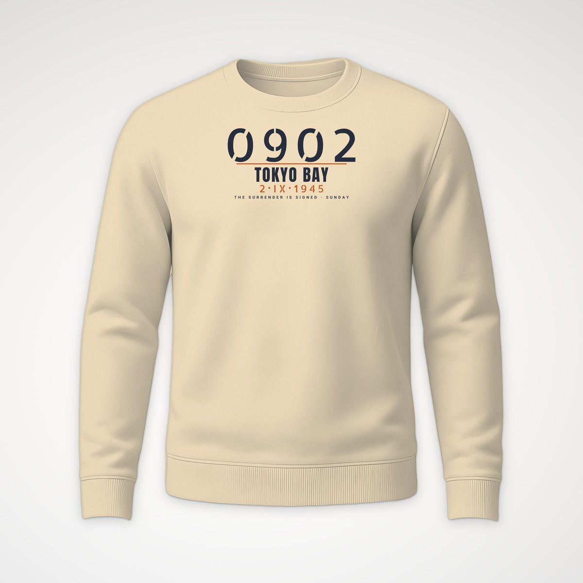 Tokyo Bay 0902 Crewneck Sweatshirt in Sand